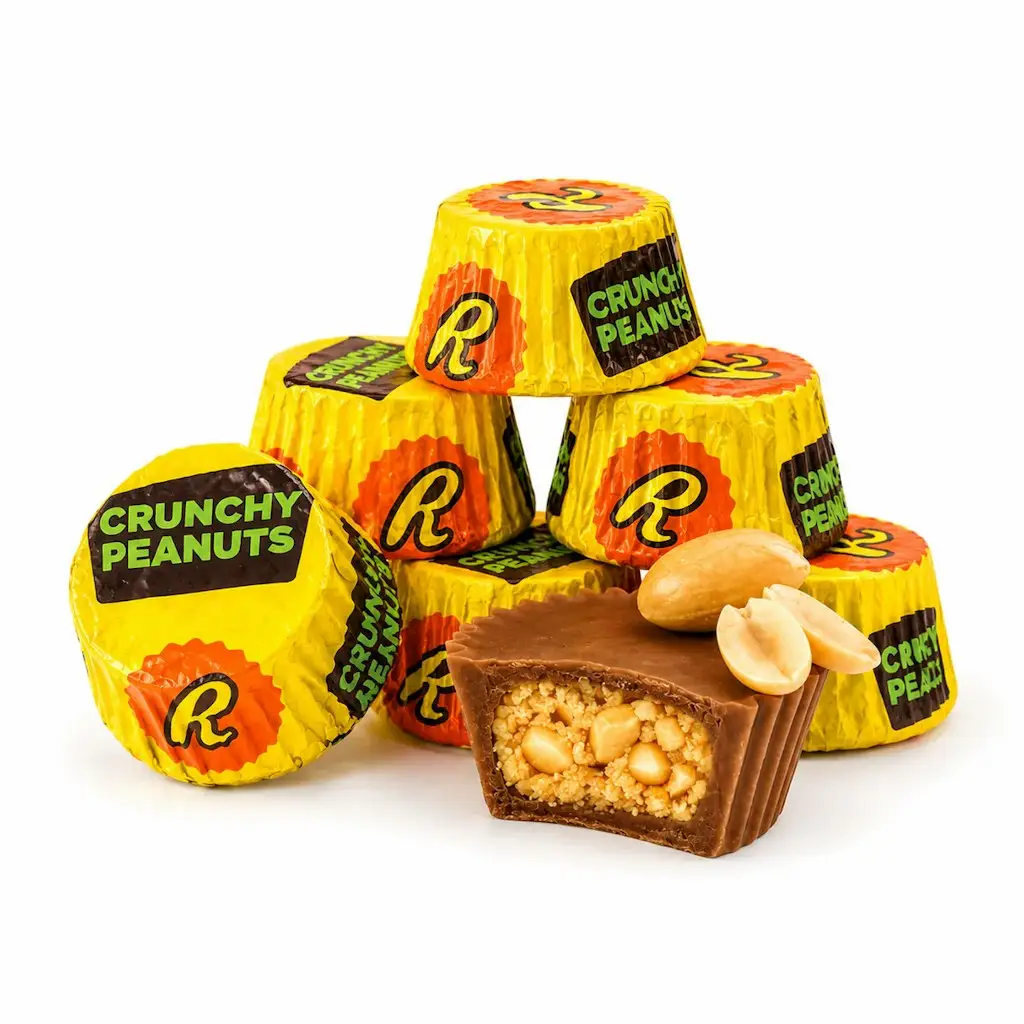 Reese's Miniature Cups Milk Chocolate & Peanut Butter with Crunchy Peanuts 5-lb Bulk Value Bag