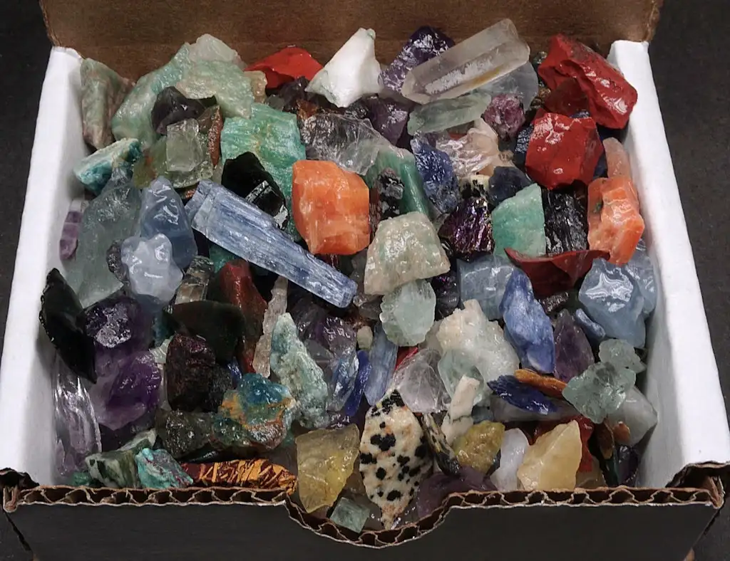 Crafters Collection 1/2-lb. Natural Crystals Mineral Specimens Mixed Gemstones