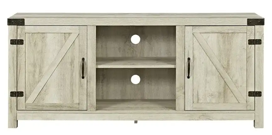 Manor Park 64" Modern Farmhouse Barn Door TV Stand