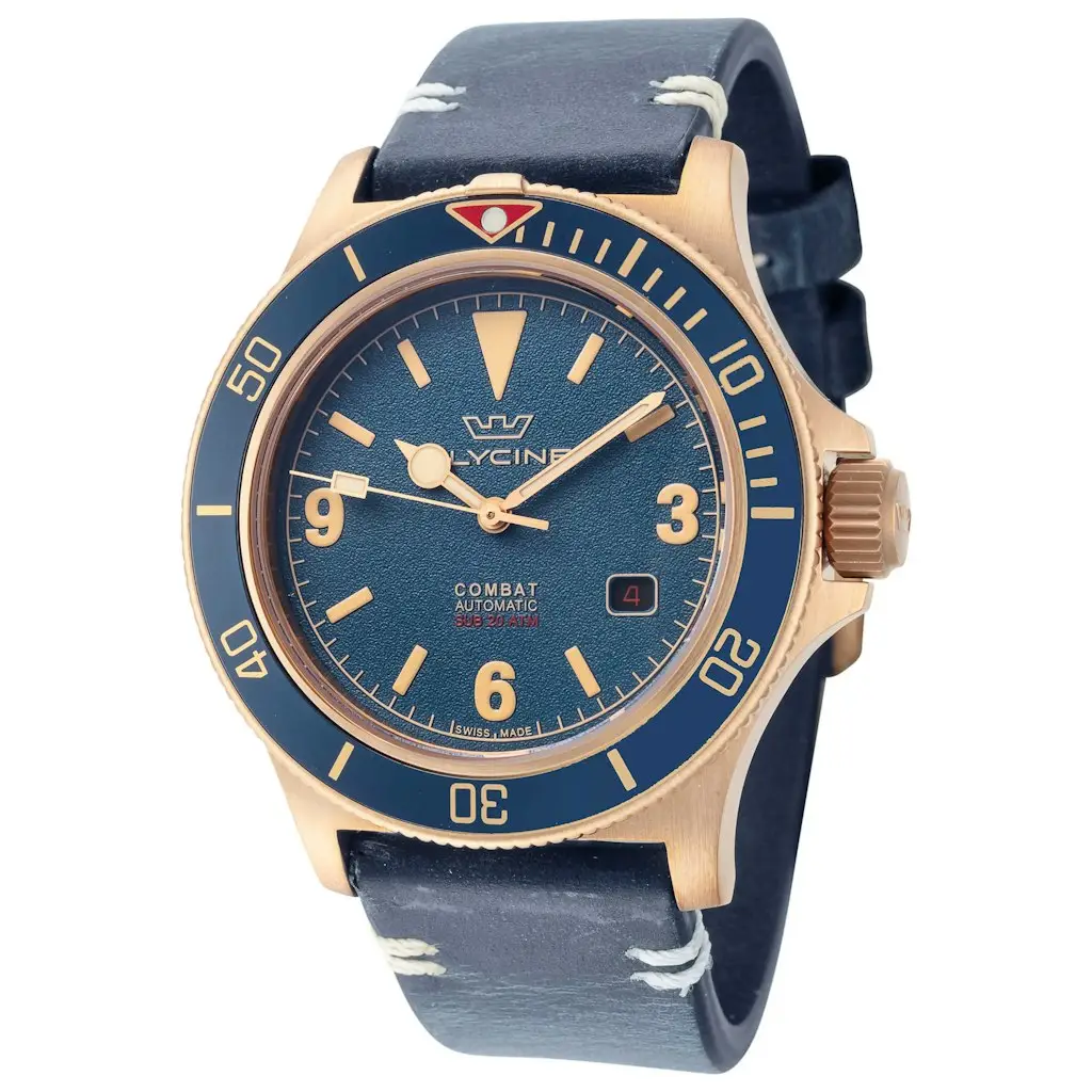 Glycine Combat Sub Bronze Vintage Men's Watch