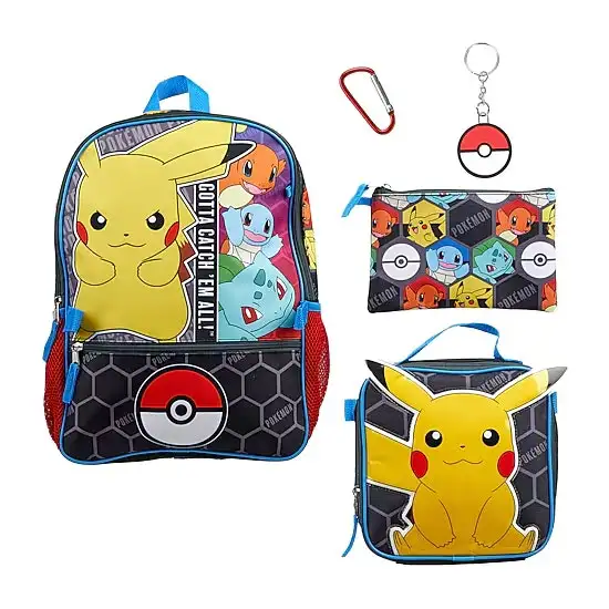 Pokemon 5-Piece Backpack Set