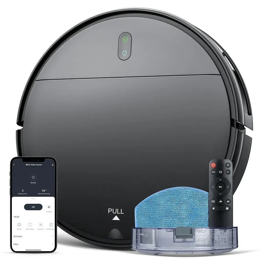Open-Box Onson BR151 Robot Vacuum Cleaner w/ Mop Combo
