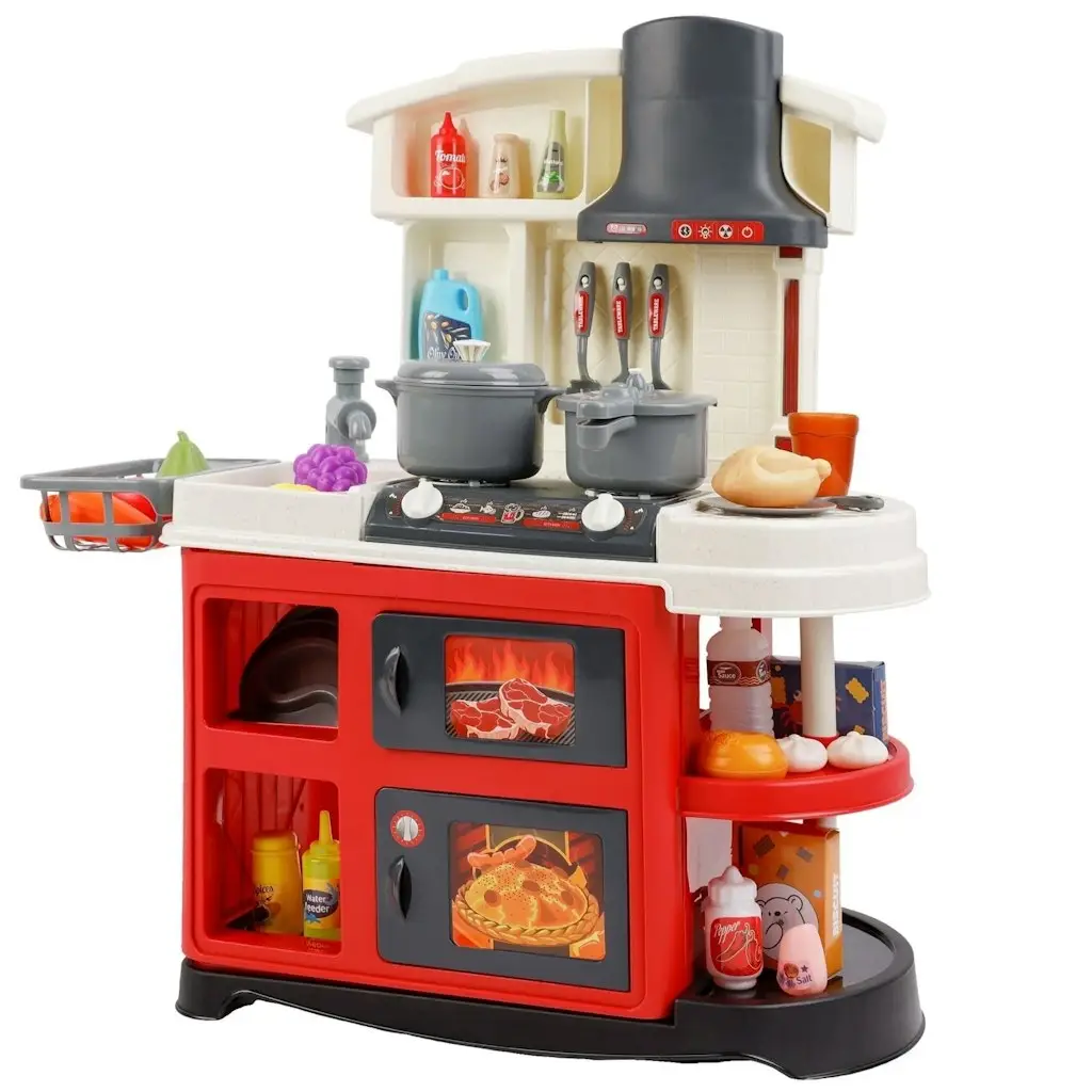 Bruce & Shark Play Kitchen Set w/ 52 Accessories