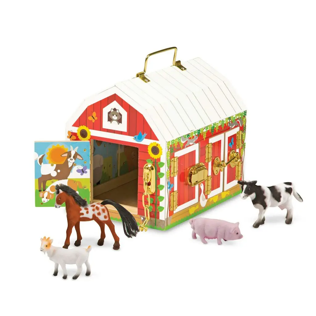 Melissa & Doug Latches Barn Wooden Toy