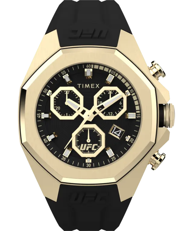 Timex Men's UFC Pro Chronograph 45" Silicone Strap Watch