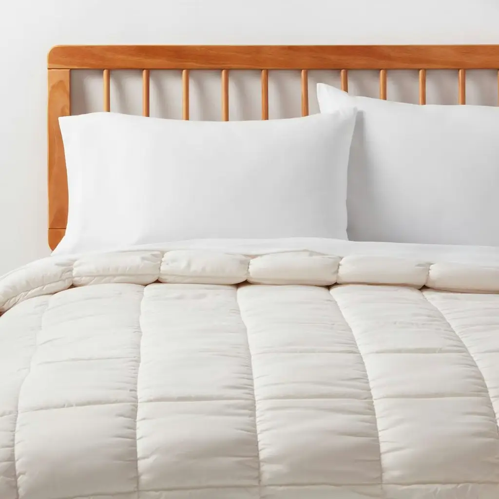 Room Essentials Box Stitch Puffer Comforter