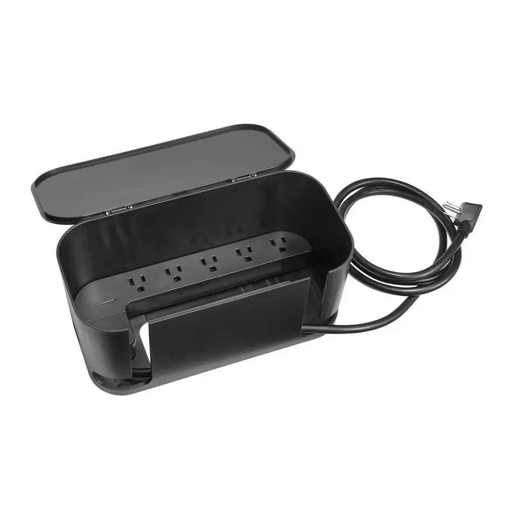 Globe PowerHub Cable Management Box w/ Surge Protector