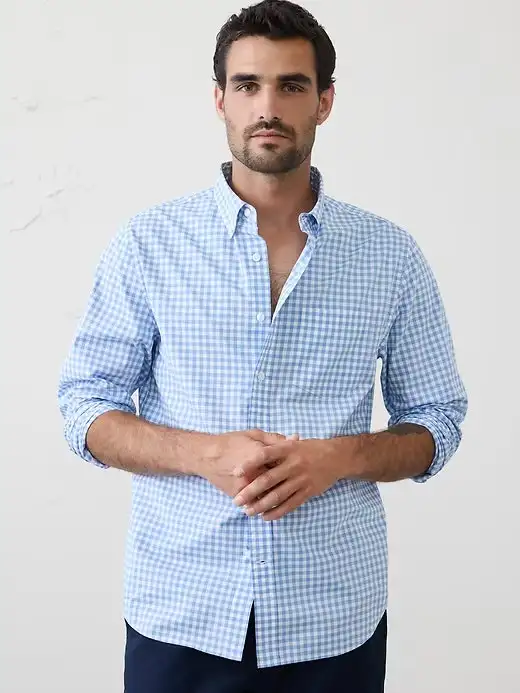 Banana Republic Men's Factory Slim-Fit Softwash Cotton Shirt