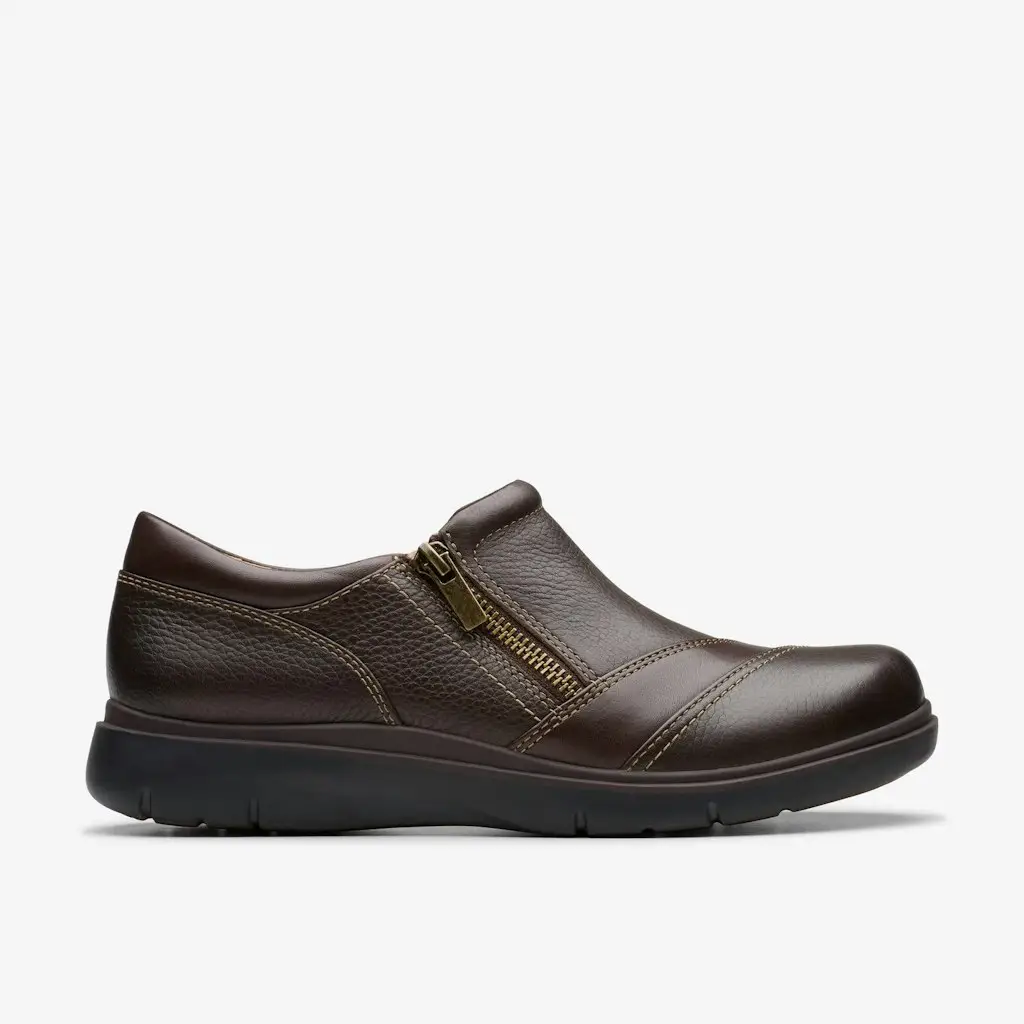 Clarks Women's Certina Pure Leather Slip-On Shoes