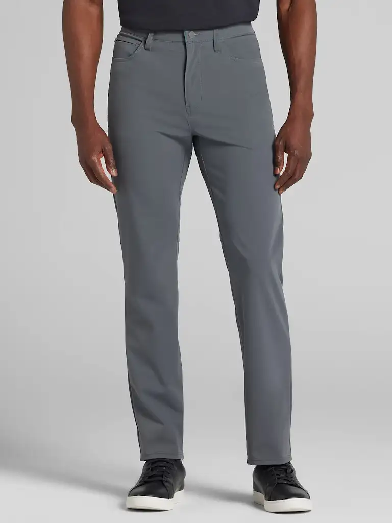 Awearness Kenneth Cole ChillFlex Modern Fit Performance Stretch Ripstop 5-Pocket Pants
