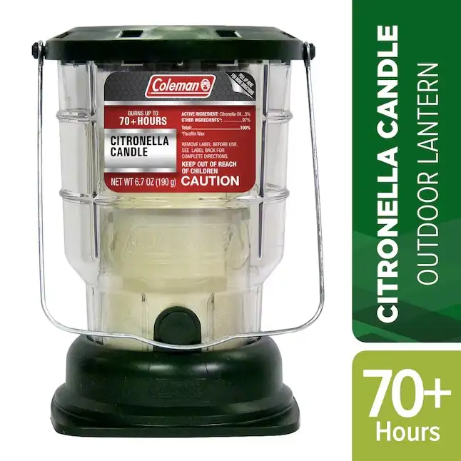 Coleman 70Hour Citronella Candle Outdoor Lantern
