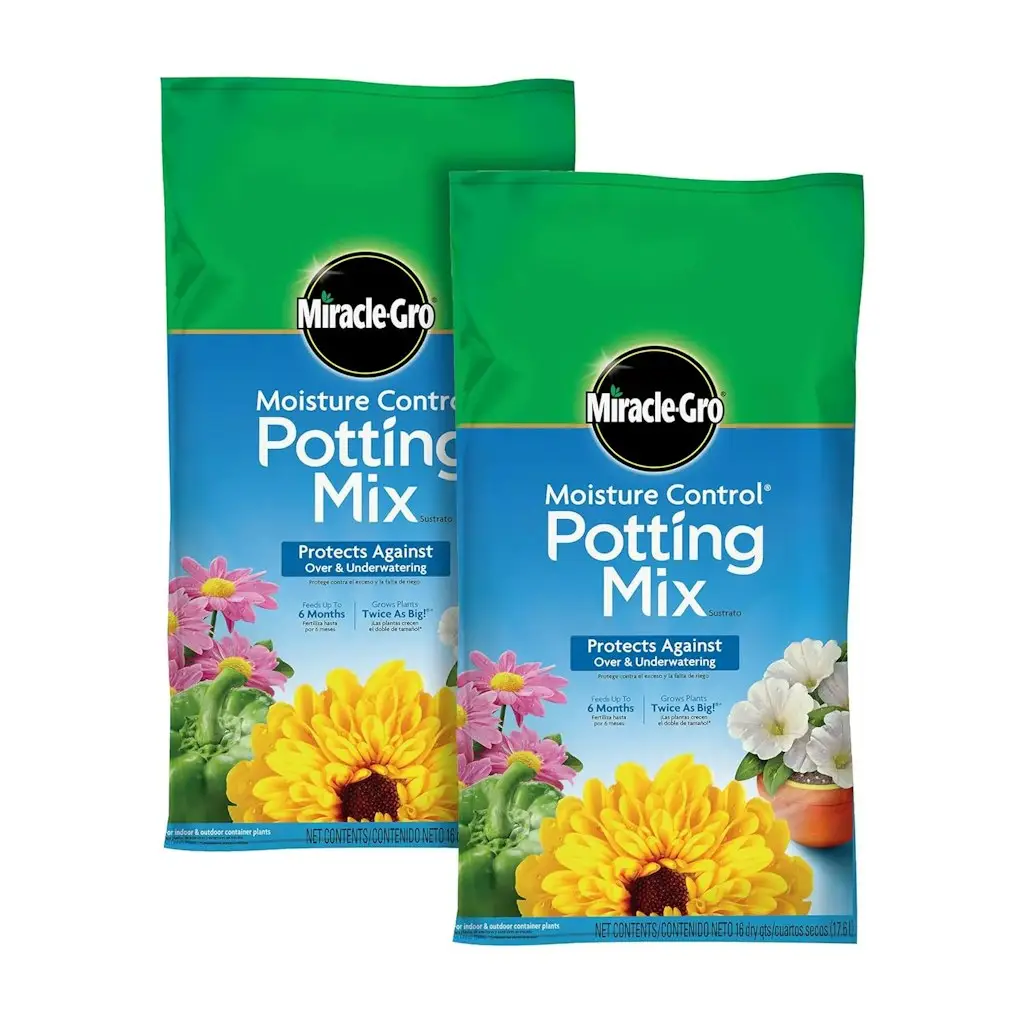 Fantian Moisture Control Potting Mix 16-qt. 2-Pack