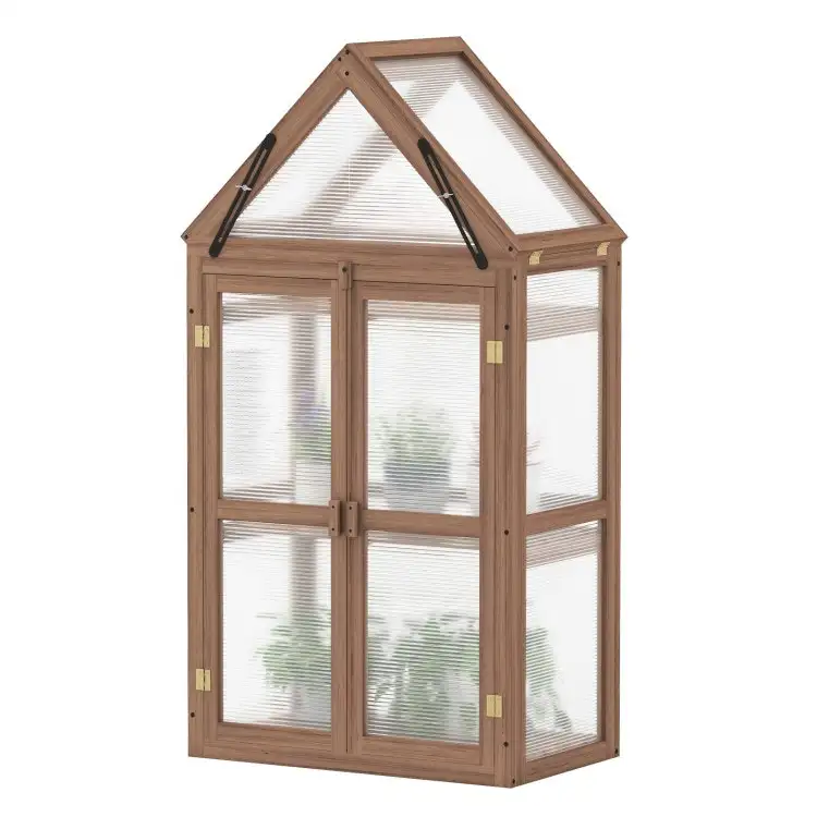 Cold Frame Mini Wooden Greenhouse