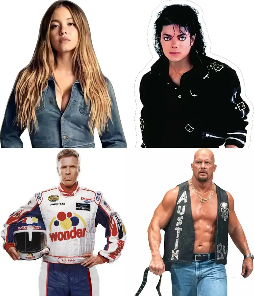Life-Size Celebrity Cardboard Cutouts at eBay