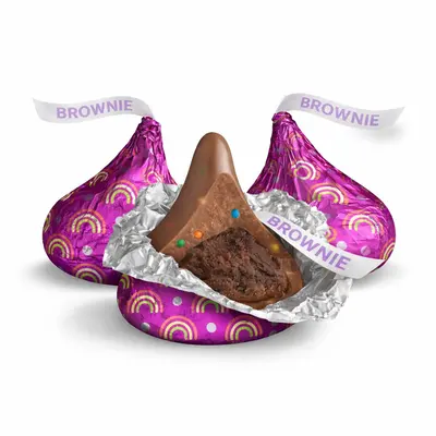 Hershey's Kisses Rainbow Brownie Flavored Candy 3-lbs.