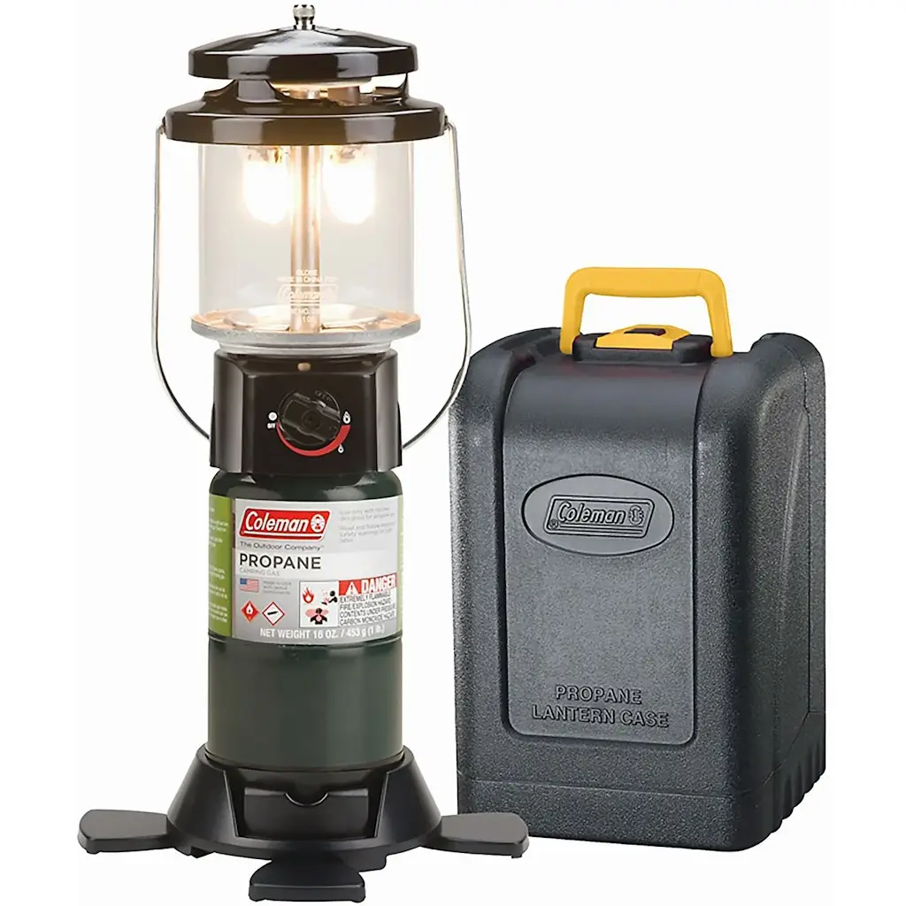 Coleman Deluxe PerfectFlow Propane Lantern w/ Hard Carry Case