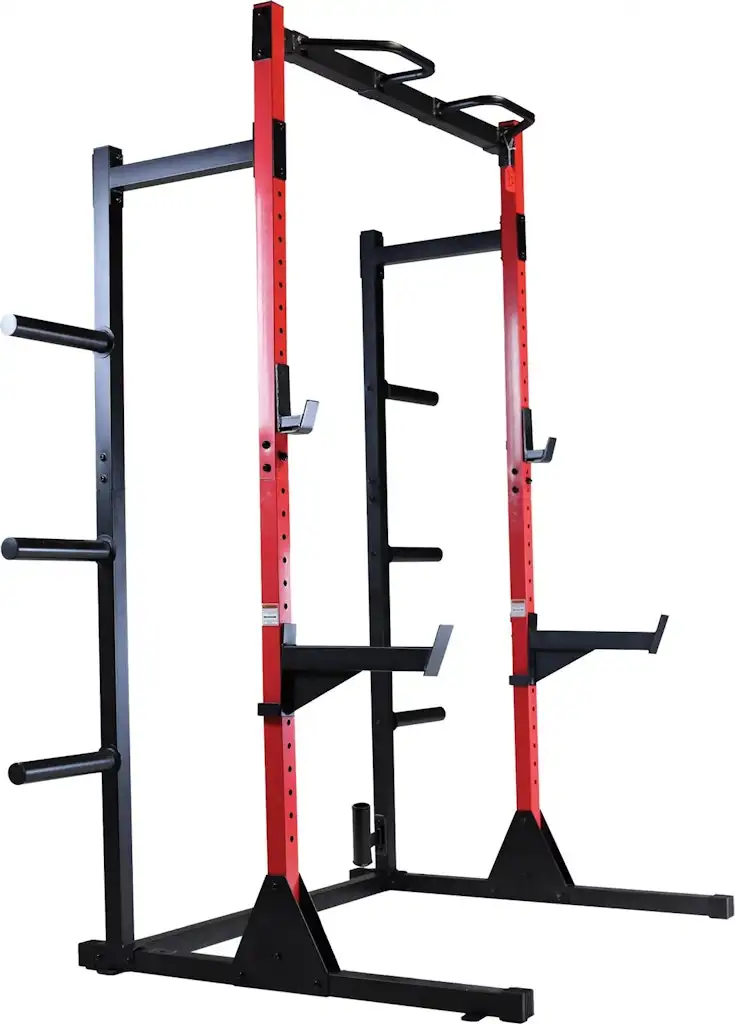 CAP Barbell Strength Power Rack Sports Edition & 1/2 Rack Conversion