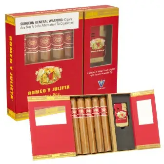 Romeo y Julieta Reserva Real Ultimate Toro Box/5 + Vertigo Torch