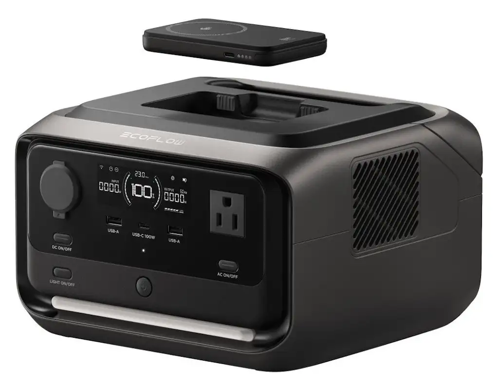 Certified Refurb EcoFlow River 3 Plus 286Wh Wireless Boost Combo & 5000mAh Power Bank
