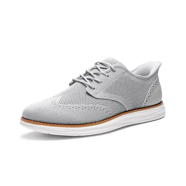 Bruno Marc Men's Knitted Oxford Sneakers