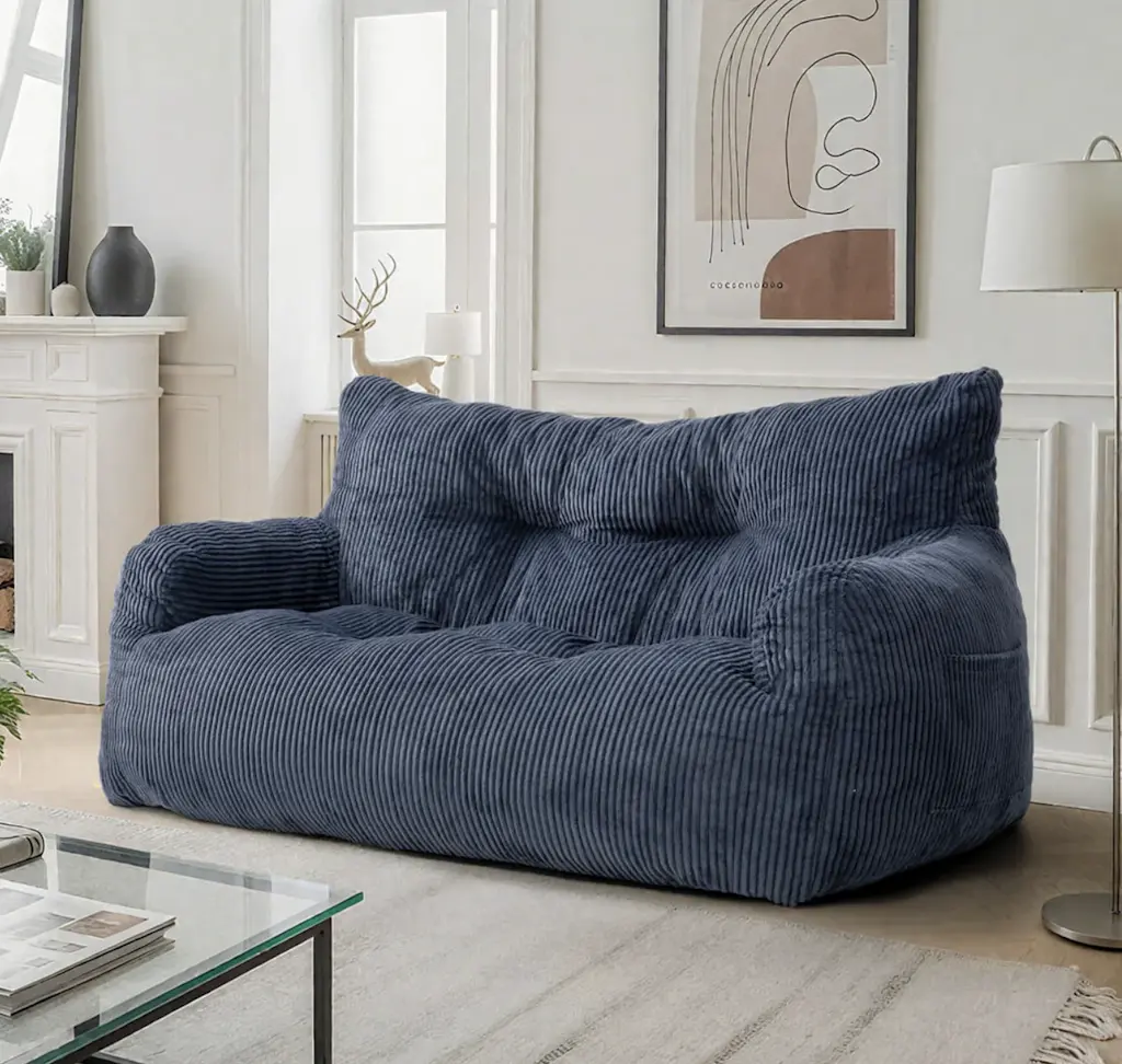 Pamapic 2-Person Bean Bag Sofa Chair