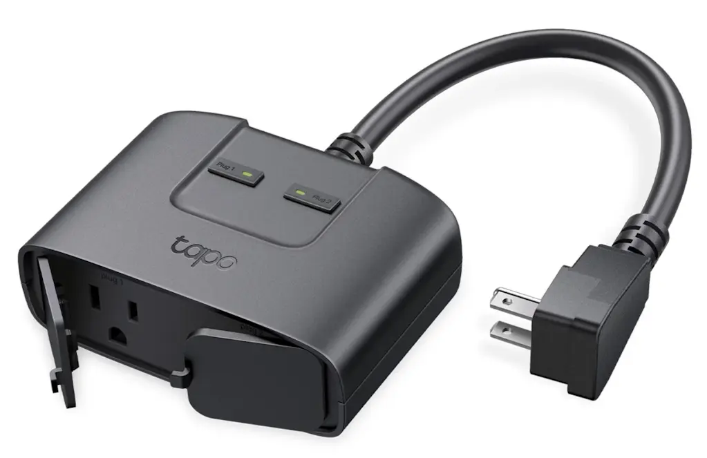 TP-Link Tapo WiFi Smart Weatherproof Outdoor Dual Plug