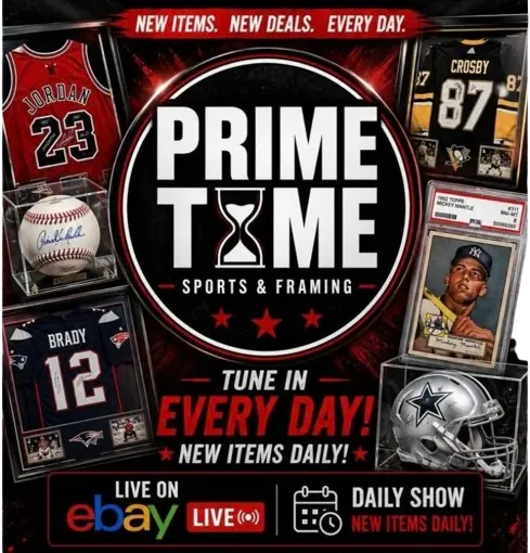 Sports Memorabilia Deals on eBay Live