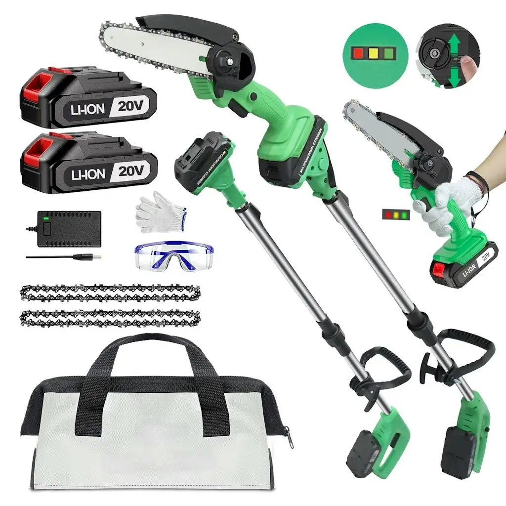 20V 2-in-1 Cordless Pole Saw
