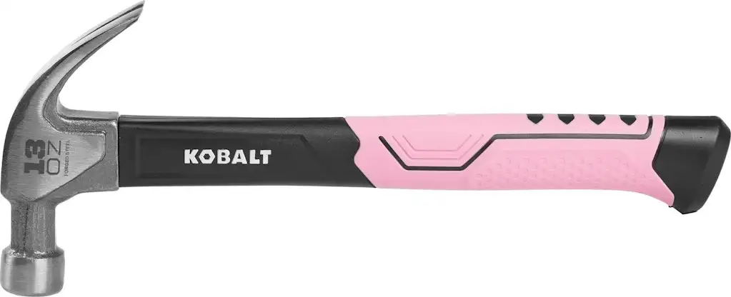 Kobalt Pink 13-oz. Steel Head Claw Hammer