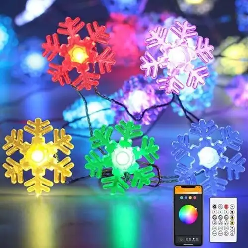 Smart Bluetooth USB-Powered 6.6' LED Fairy Lights