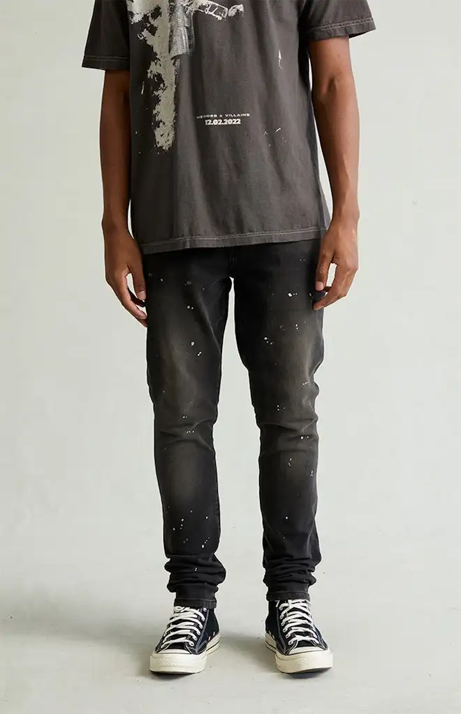Pacsun Men's Bryce Stacked Skinny Jeans