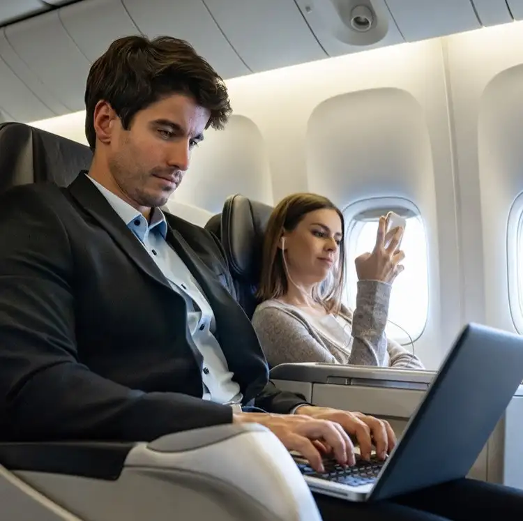 Business Class Companion Airfare at SkyLux Travel