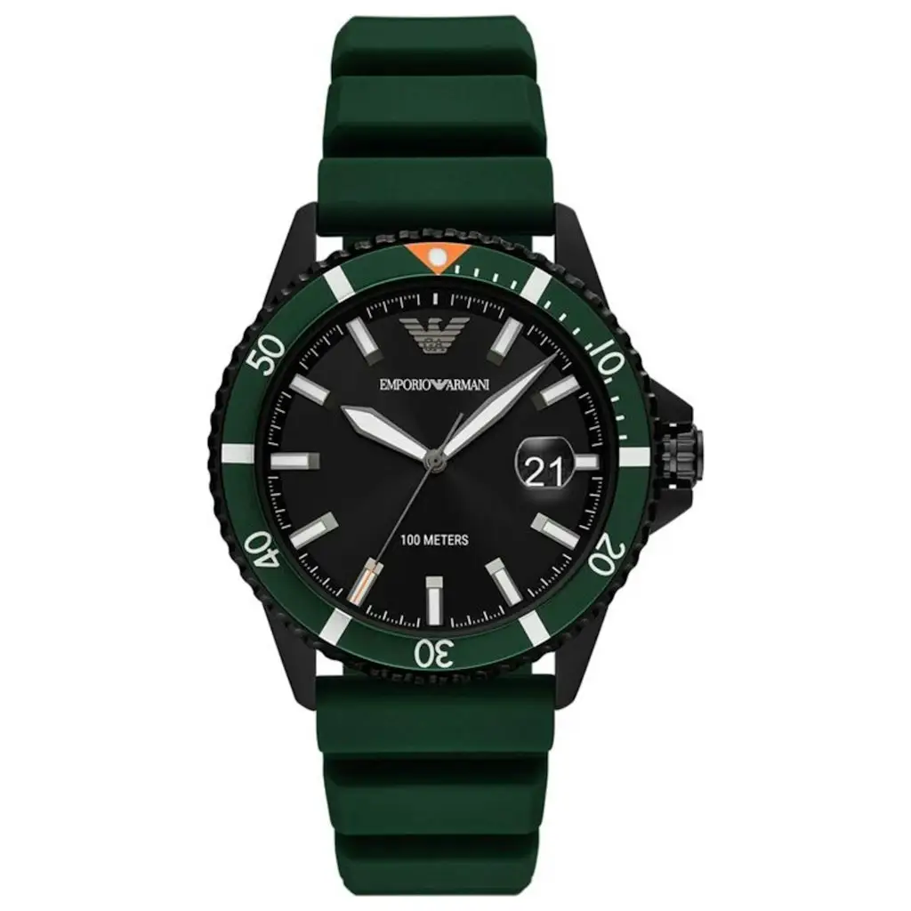 Emporio Armani Men's Classic Quartz Black Dial Watch