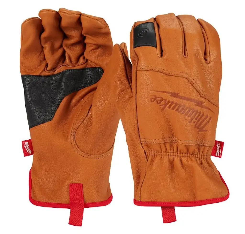 Milwaukee X-Large Goatskin Leather Work Gloves