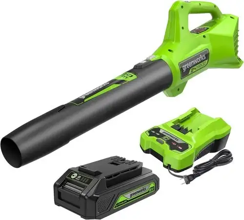 Open-Box Greenworks PowerAll 24V Cordless Axial Leaf Blower Kit