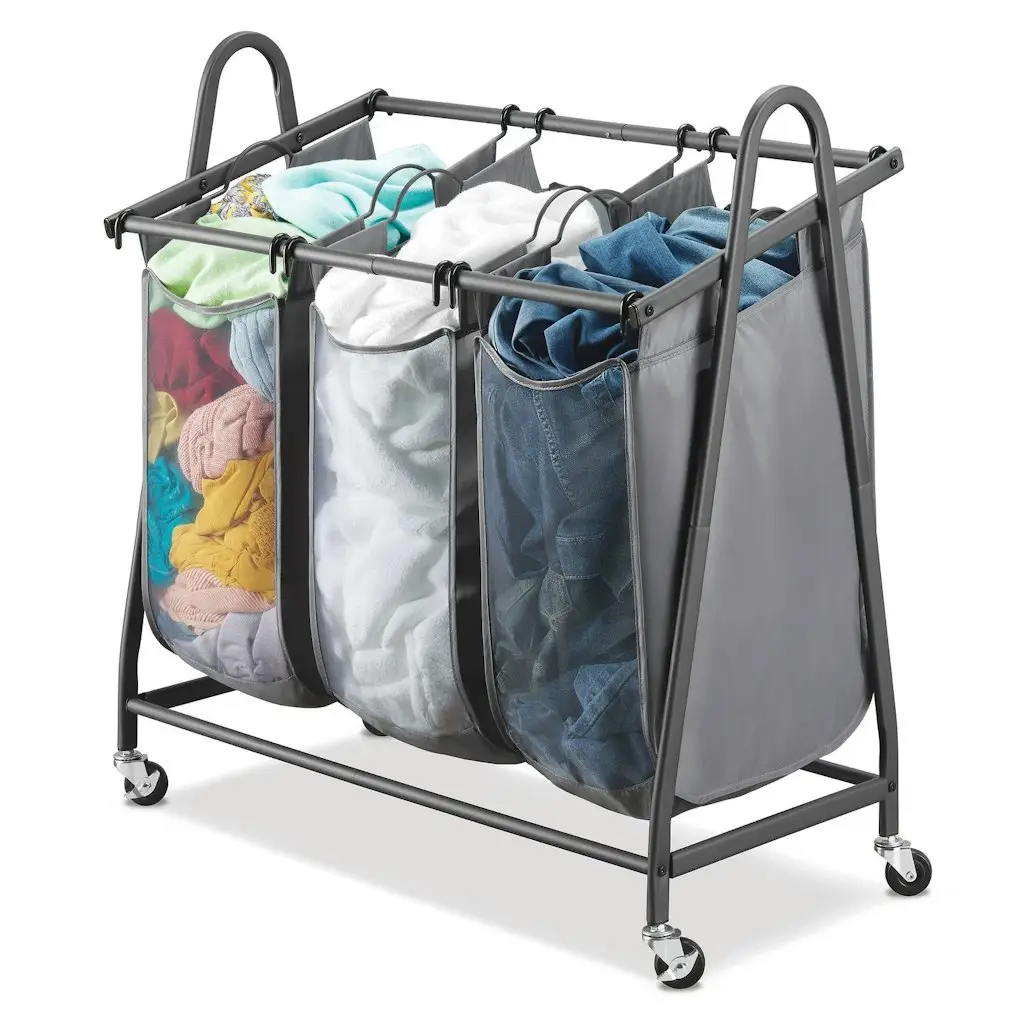 Whitmor Arch Triple Bag Laundry Sorter