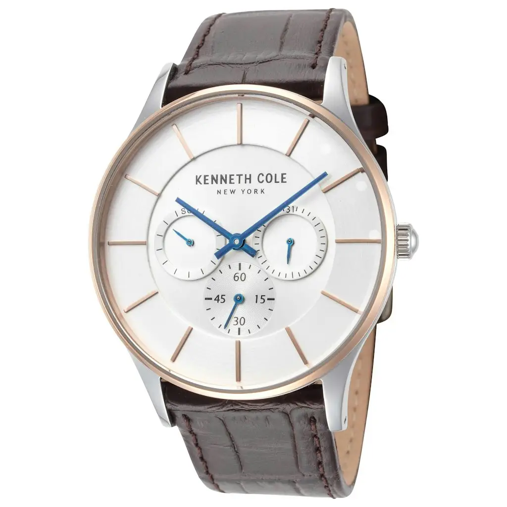 Kenneth Cole 42mm Silver Dial Men's Quartz Watch
