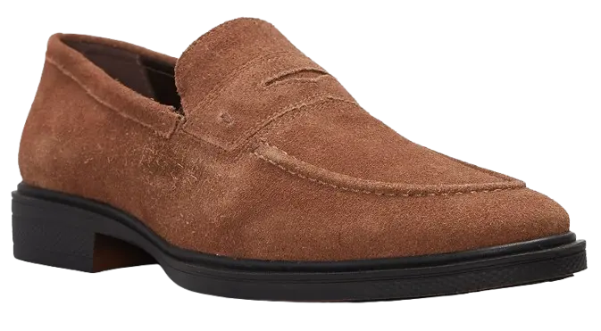 Belvedere Men's Monroe Aeroflex Suede Penny Loafers