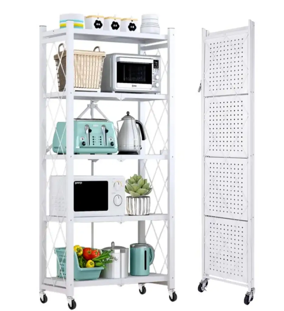 5-Tier Foldable Storage Shelving Unit