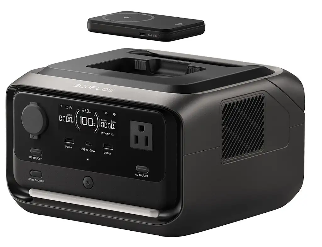 Certified Refurb EcoFlow River 3 Plus 286Wh Wireless Boost Combo & 5000mAh Power Bank