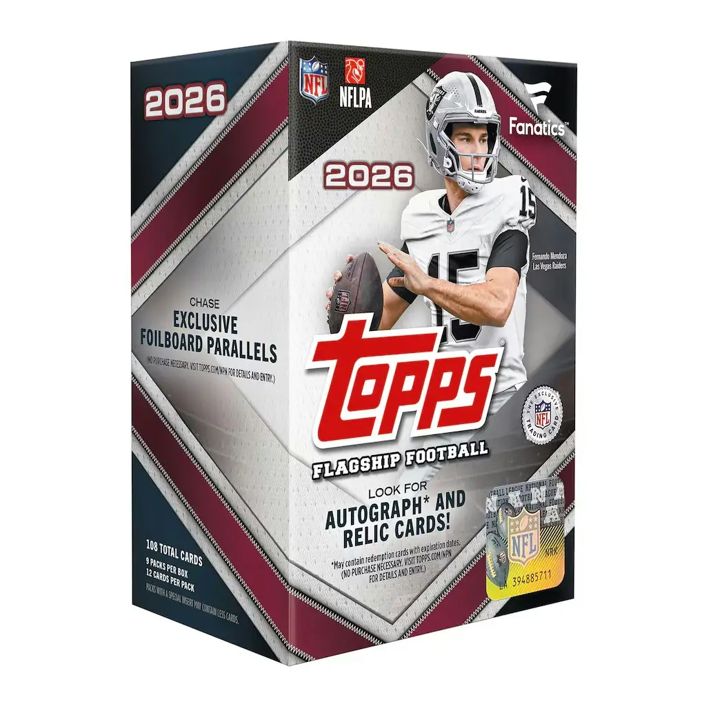 2026 Topps Flagship Football Factory-Sealed Fanatics/NFL Shop Exclusive Value Box