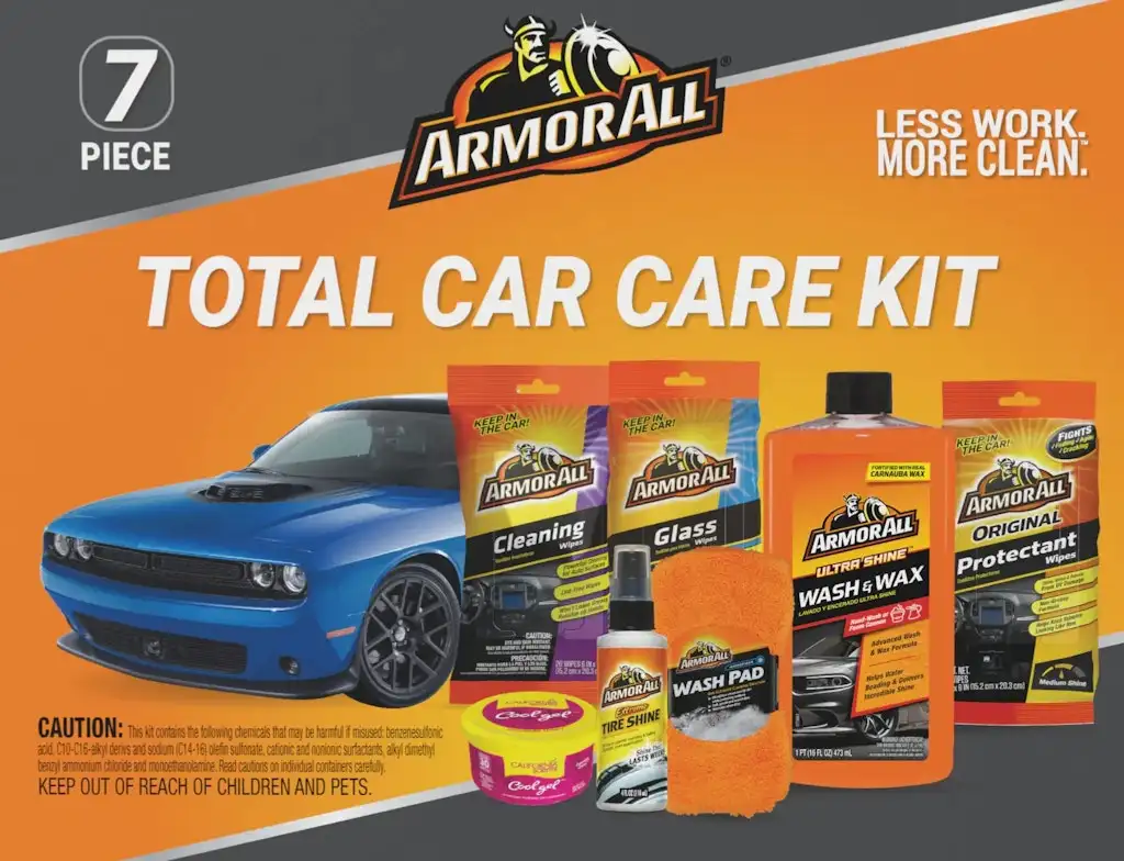 Armor All Car Care Kit 7-Count Liquid Car Exterior Cleaner
