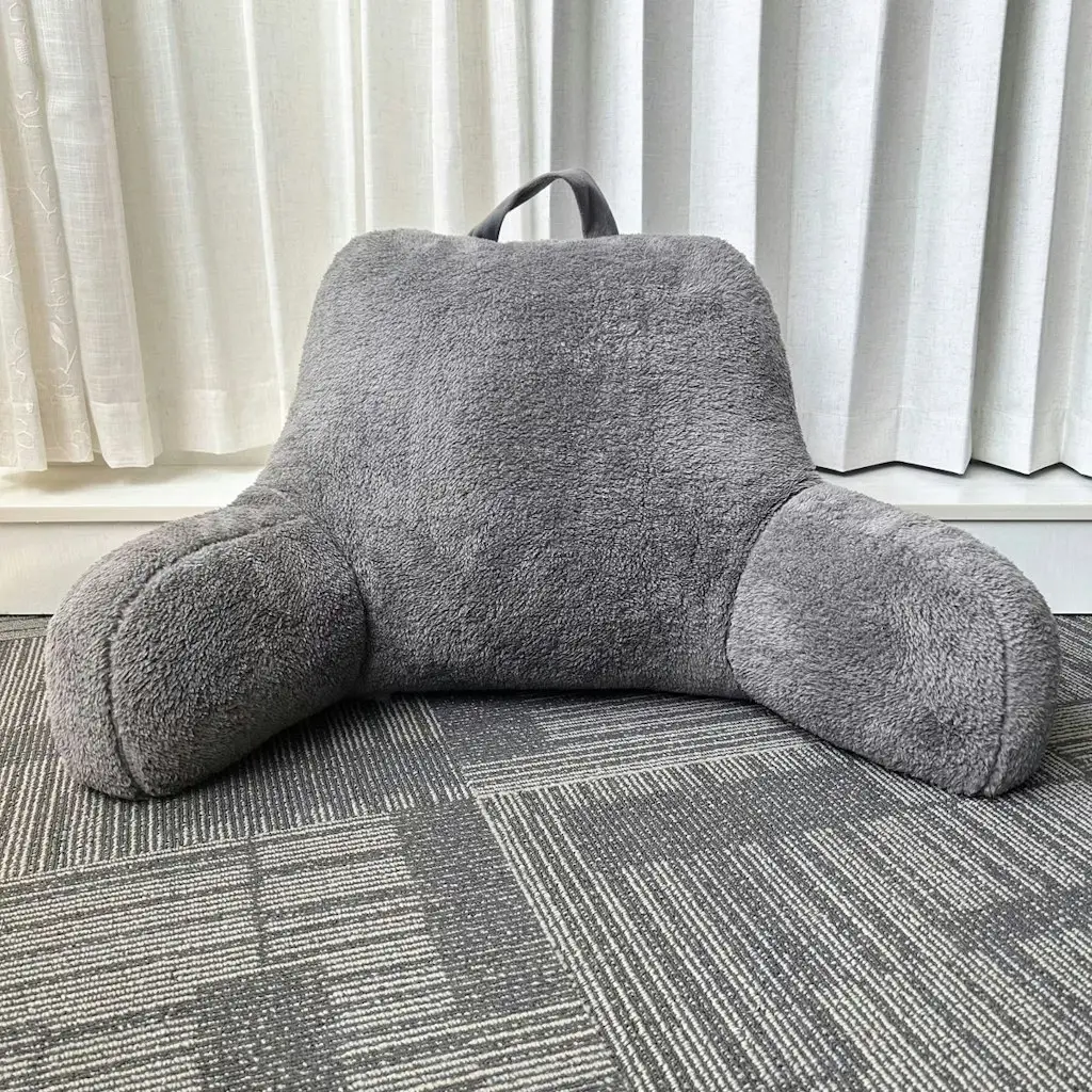 Room Essentials Faux Shearling Bed Rest Pillow