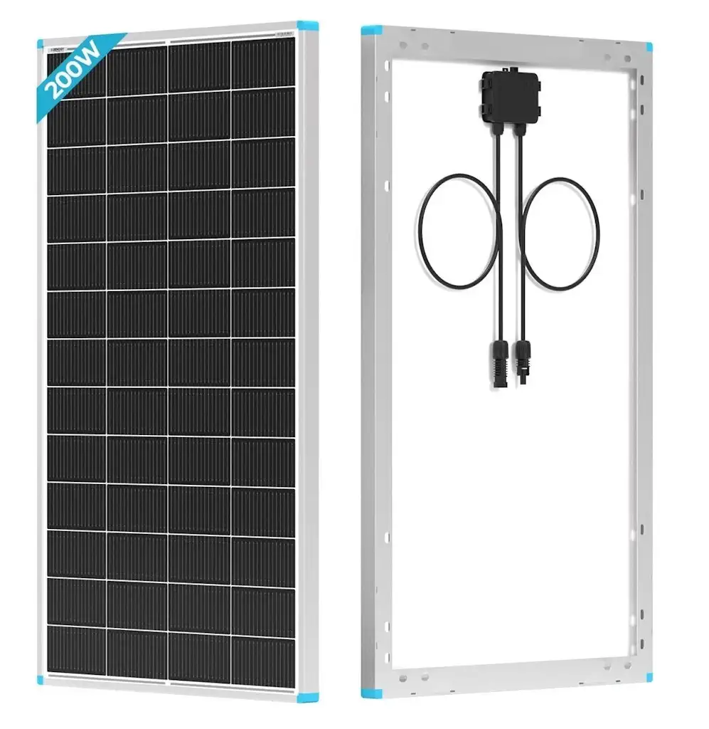 Renogy 200W 24V Monocrystalline Off-Grid Solar Panel