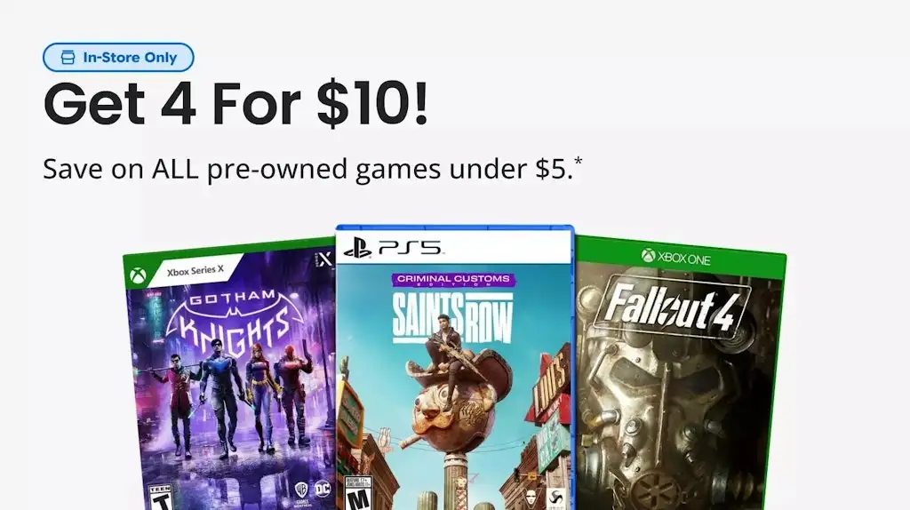 GameStop Pre-Owned Games