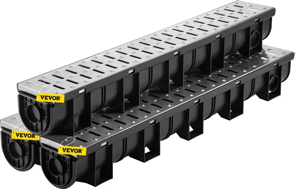 Vevor Driveway Trench Drain System 3-Pack