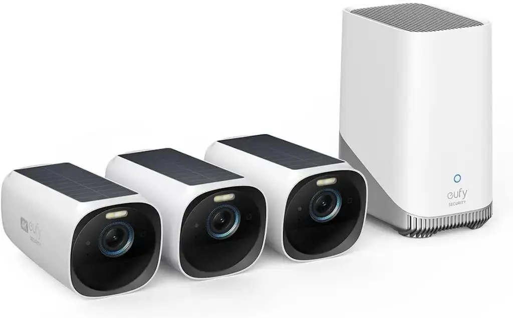 Certified Refurb eufy eufyCam 3 4K Wireless Solar Security Camera System