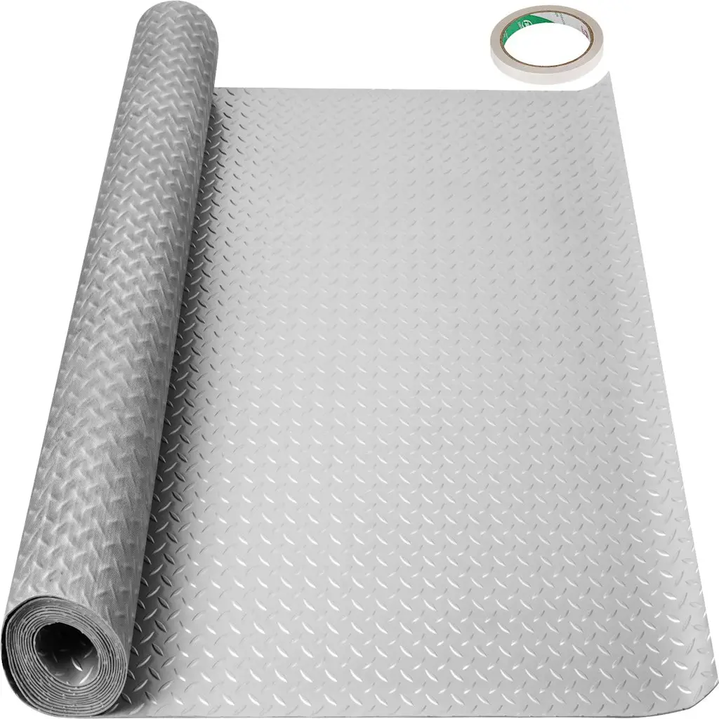 Vevor Diamond PVC Garage Flooring Roll (65-sq. ft.)