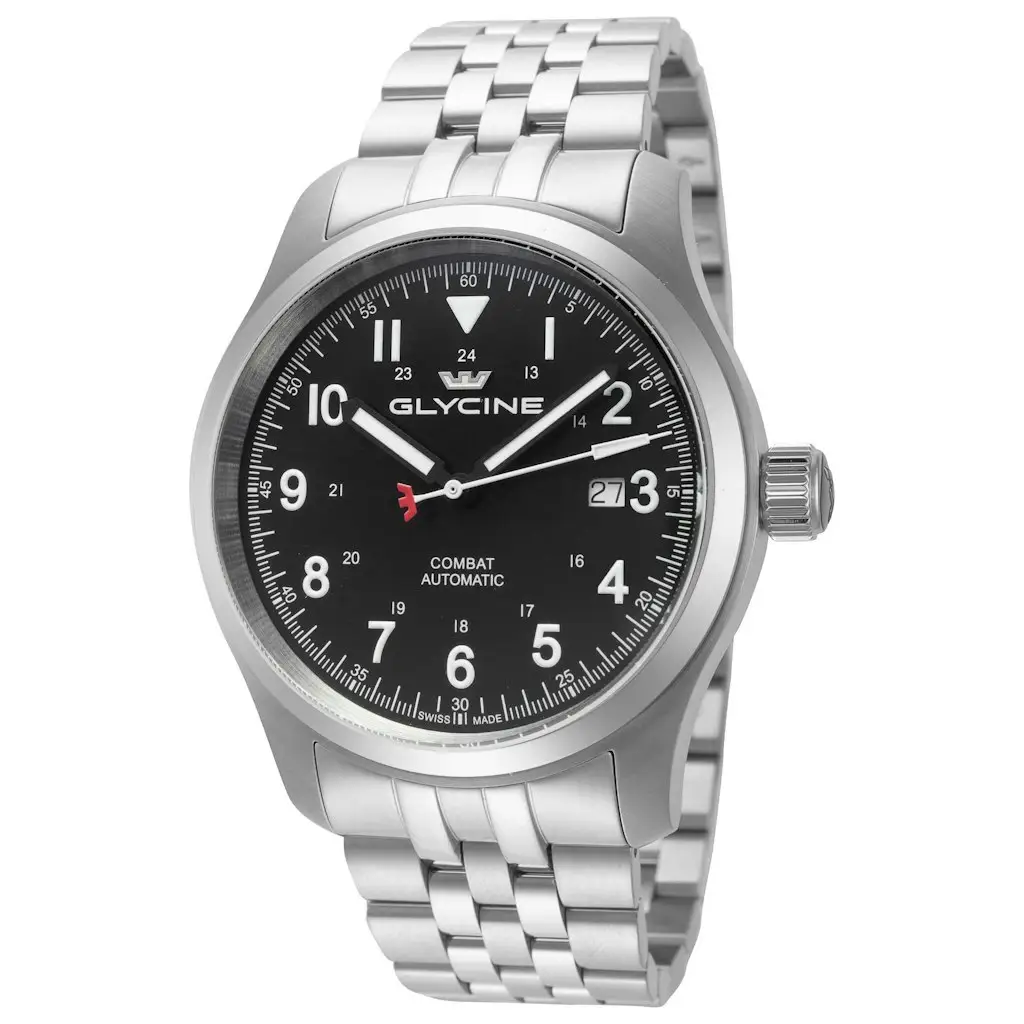 Glycine Combat Field 42mm Black Dial Men's Automatic Watch