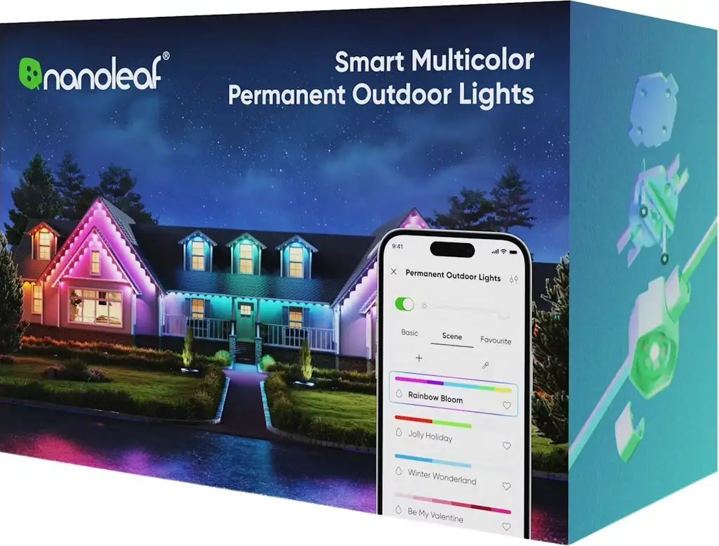 Nanoleaf 100-Foot Smart Multicolor Permanent Outdoor Lights